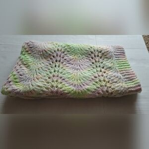 Multicolor Knit Blanket